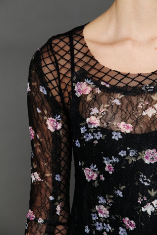 Pieced Lace Layering Top