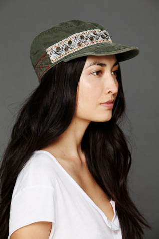 Embellished Military Cap