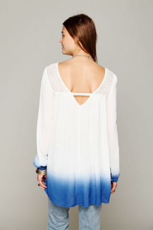 Dip Dye Long Sleeve Tunic