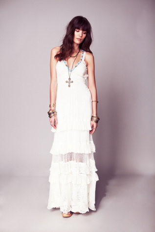 Kristal's Limited Edition White Dress in clothes-dresses-party