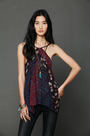 Pieced Printed Tank