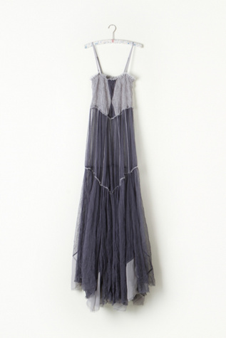 Raw Tulle Maxi Slip in intimates-slips-and-bloomers-slips