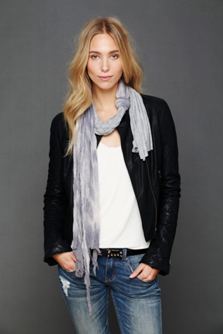 Braided Tie Dye Scarf