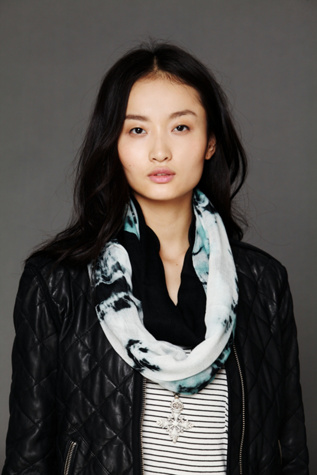 Half And Half Loop Scarf