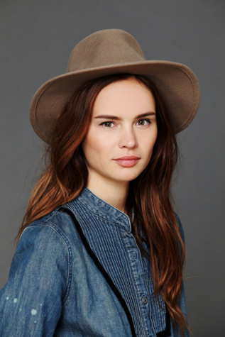 Leather Band Fedora in sale-sale-under-70