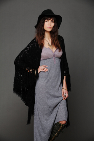 Graphic Fringe Shawl