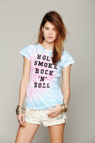 One Teaspoon Holy Smoke Pixie Tee in tops