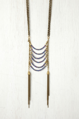 Age of Reason Blue Violet Statement Necklace