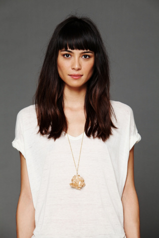 Gold with Rose Quartz