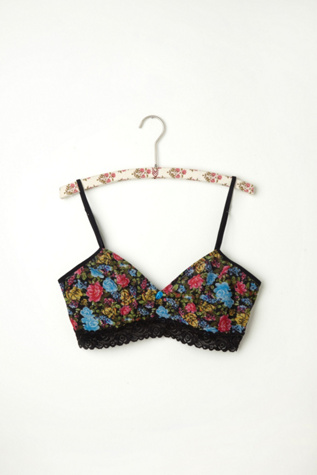 Floral Printed Mesh Bra in intimates-bras-bralettes