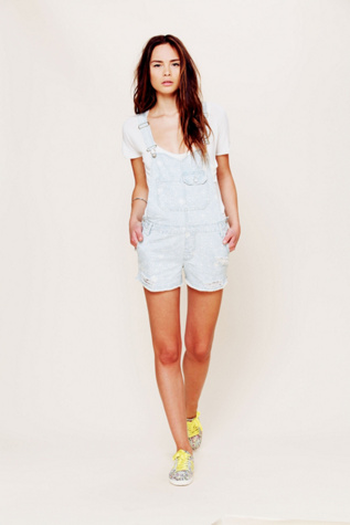 Cross Over Distressed Overall