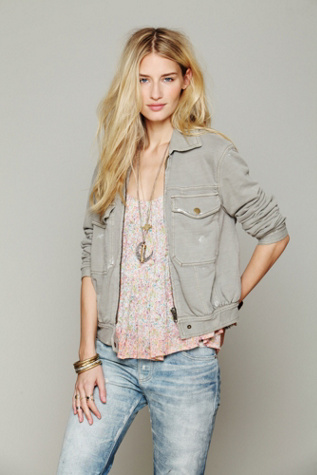 Knit Bomber Jacket