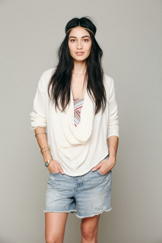 Drape Cowl Neck Top