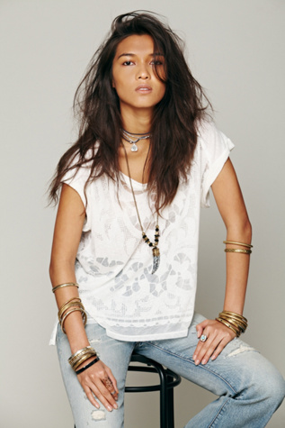 Bold and Beautiful Burnout Tee