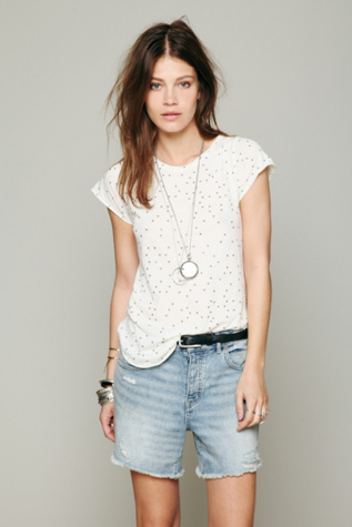 Shine Stone Summer Stars Tee in knit-tops