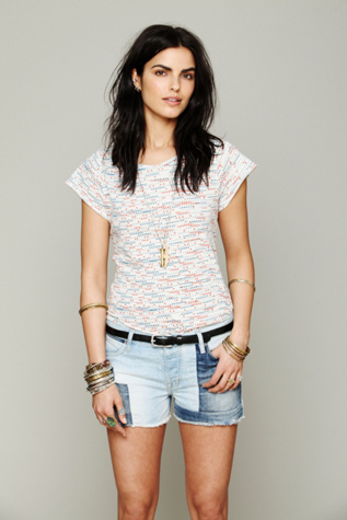 Shine Stone Sunsplash Tee in tops