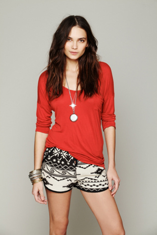 Maison Scotch Retro Ikat Short in cutoff-shorts