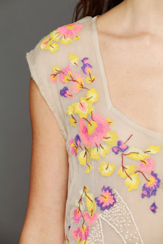 Neon Embellished Top