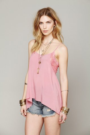Lace Inset Swing Cami