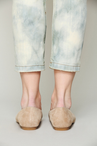 Beige Suede / Gold