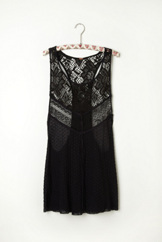 Mixed Lace Drop Tank in Intimates-the-lace-shop