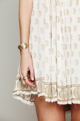 FP ONE Imperial Palm Pintuck Dress