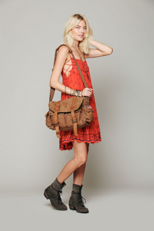 FP ONE Imperial Palm Pintuck Dress