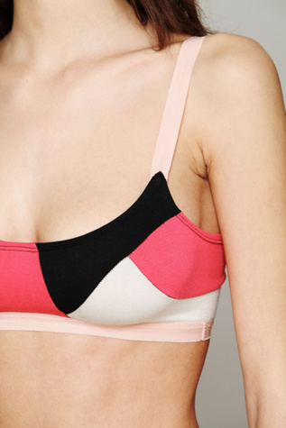VDay Color Blocked Bra