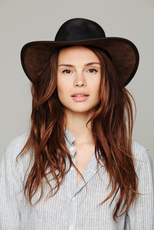 Fold Up Leather Hat in sale-sale-under-50