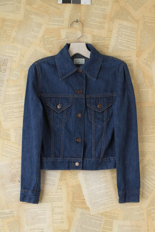 Free People Vintage Sears Denim Jacket in vintage-jeans