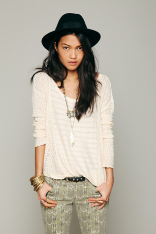 Open Back Pullover