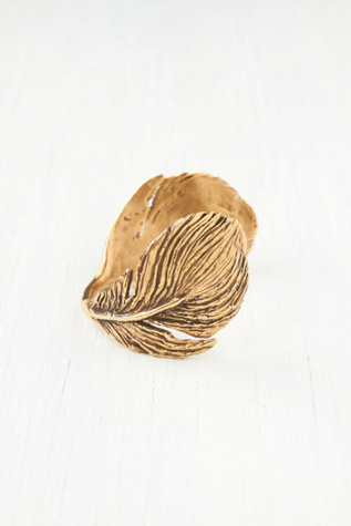 Peacock Feather Cuff