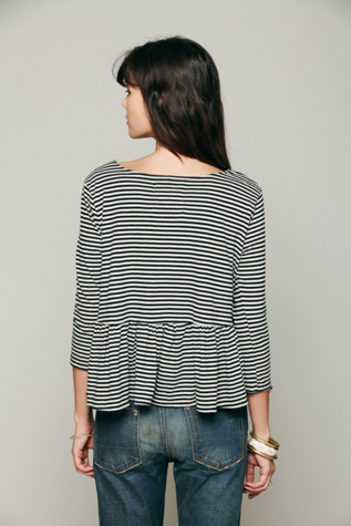 We The Free In A Line Peplum Tee