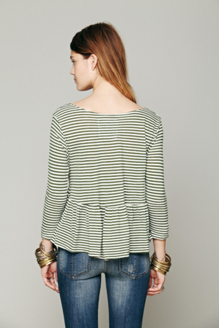 Olive / Natural Stripe