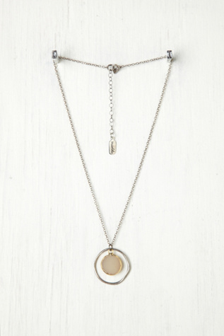 Stone Target Necklace