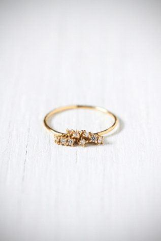 Diamond Cluster Ring