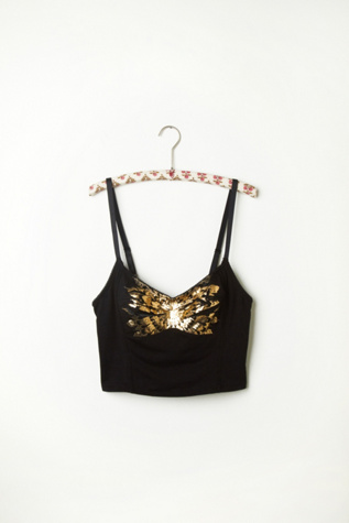 Spottice Print Crop Bra in intimates-all-intimates