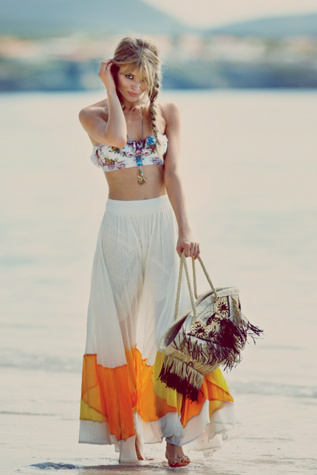 Manina Colorblock Skirt