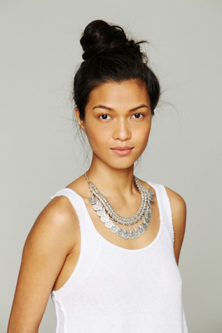 Pewter Short Chain Collar