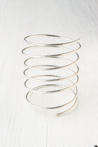 Nashelle  Statement Spiral Cuff in boho-jewelry