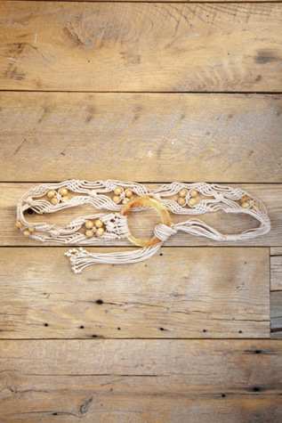 Free People Vintage Braided Rope Belt in Vintage-Belts