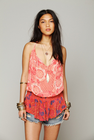 Mix Print Dropwaist Tank in features-shop-by-girl-meadow