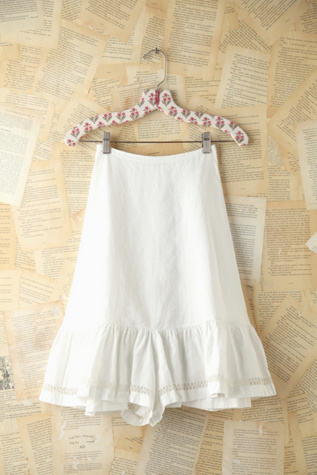 Free People Vintage Crochet Trimmed Skirt in vintage-skirts