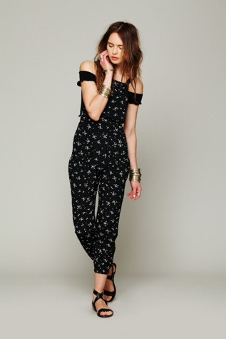 Black Ditsy Overall in whats-new
