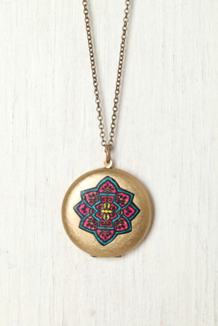 Painted Locket in bohemian-necklaces