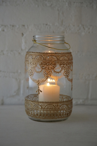 64 oz. Mason Jar Lantern