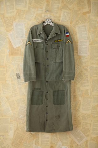 Free People Vintage Patched Army Duster Jacket in vintage-jackets