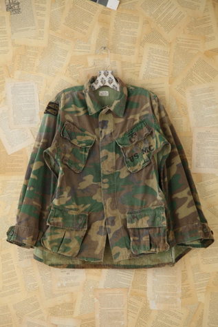 Free People Vintage Camo Poncho in vintage-jackets