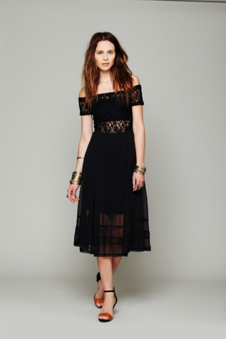 Free People Raven Off The Shoulder Dress in off-shoulder-tops
