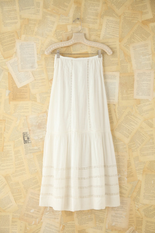 Free People Vintage Cotton Maxi Skirt in vintage-skirts